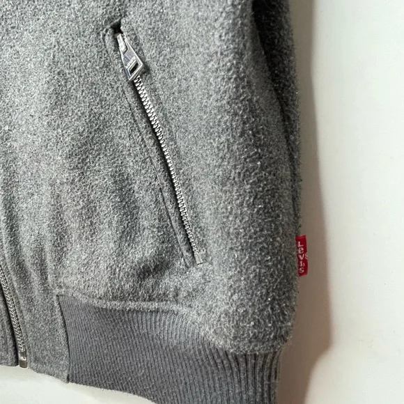 Small Levi Strauss Polyester and wool bomber jacket. In really good condition. - Picture 3 of 4